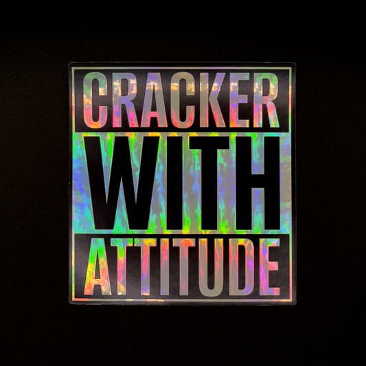 Cracker With Attitude Sticker