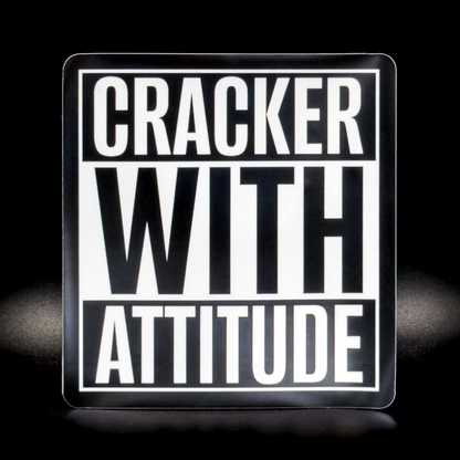 Cracker With Attitude Sticker