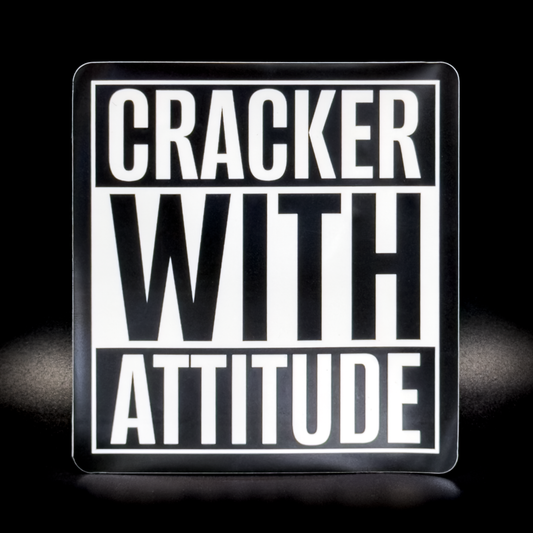 Cracker With Attitude Sticker